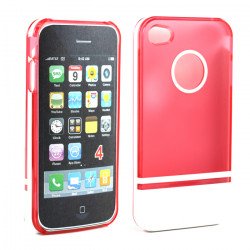iPhone 4 4S Two Tone Case (RedWhite)